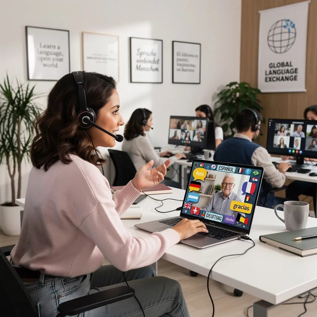 Studierende, die gemeinsam in einer Online-Gruppe lernen